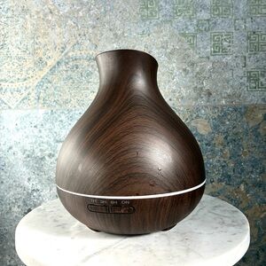 Dark Wood Grain Essential Oil Diffuser